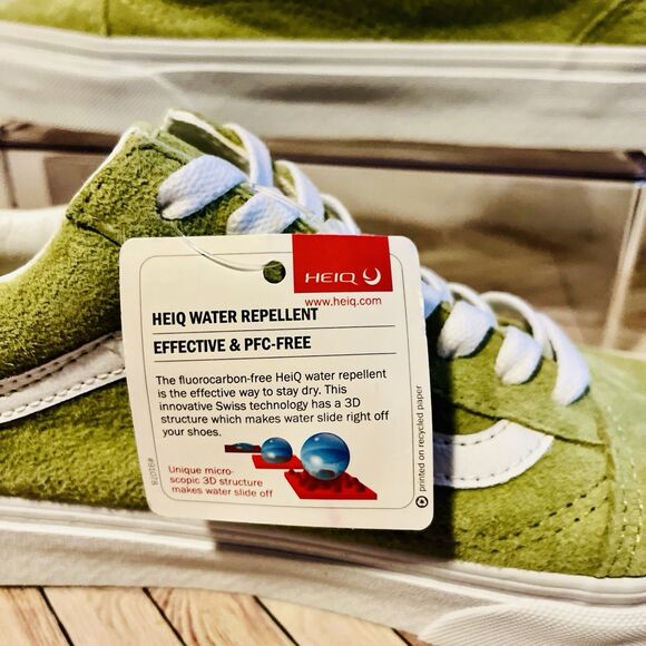 VANS Old Skool M 8.5 W 10 Winter Pear Sneakers Pig Suede Pale Green VN0005UFBYY - Picture 9 of 9